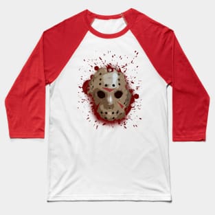 FRIDAY THE 13TH - Bloody Mask Baseball T-Shirt